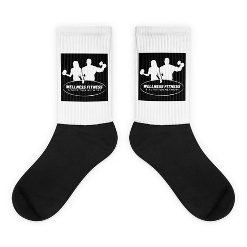Black foot socks