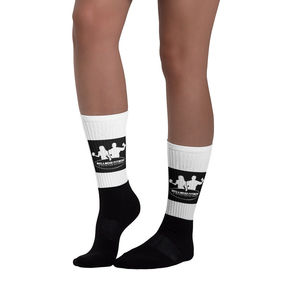 Black foot socks