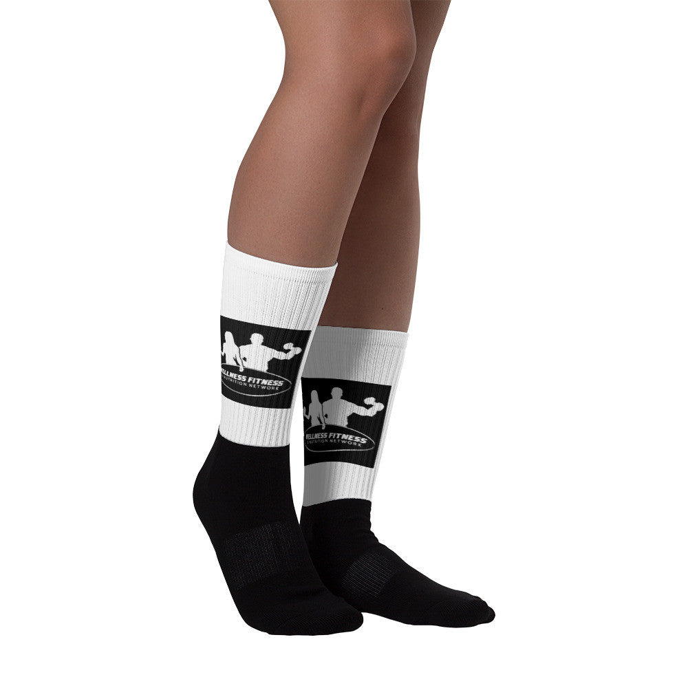 Black foot socks