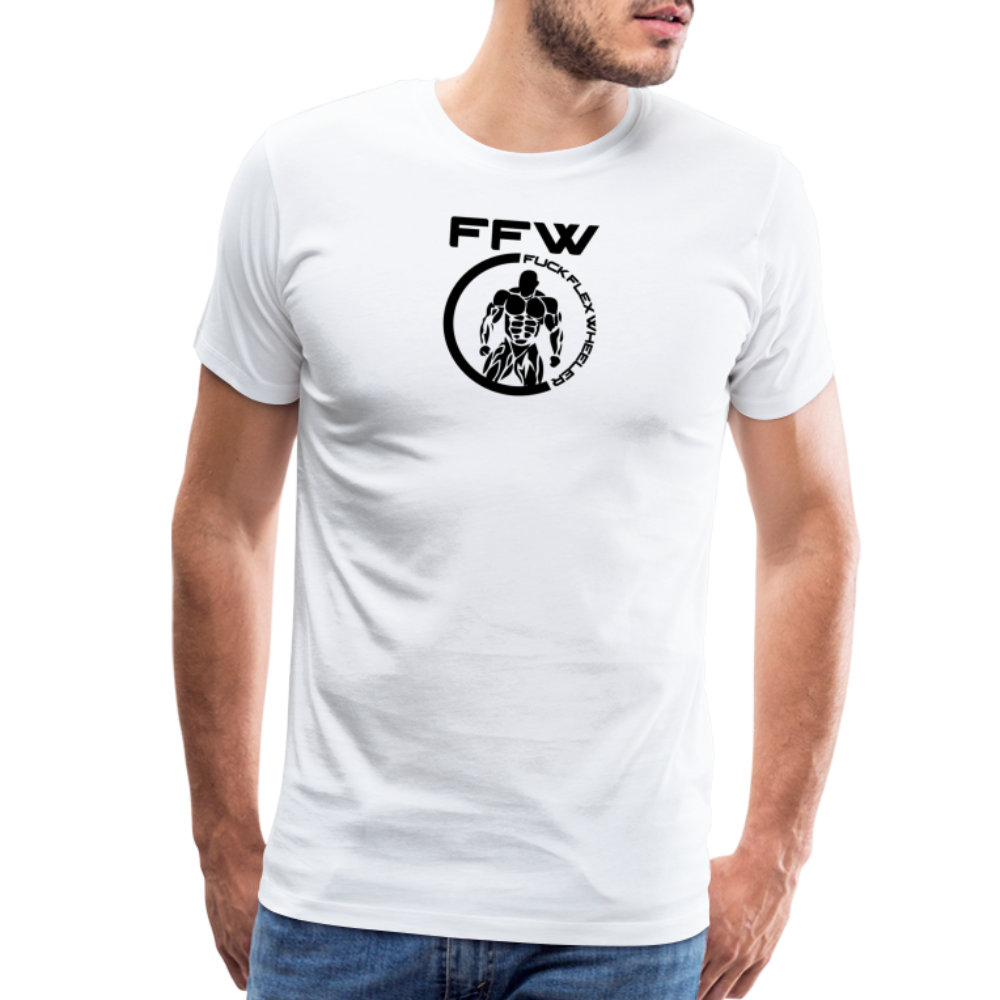 FFW Round Men's Premium T-Shirt - white