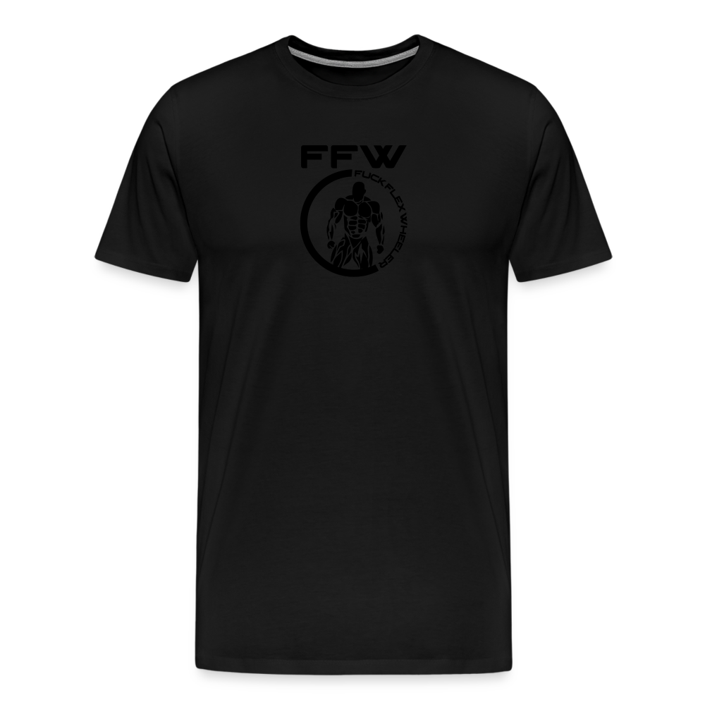 FFW Round Men's Premium T-Shirt - black