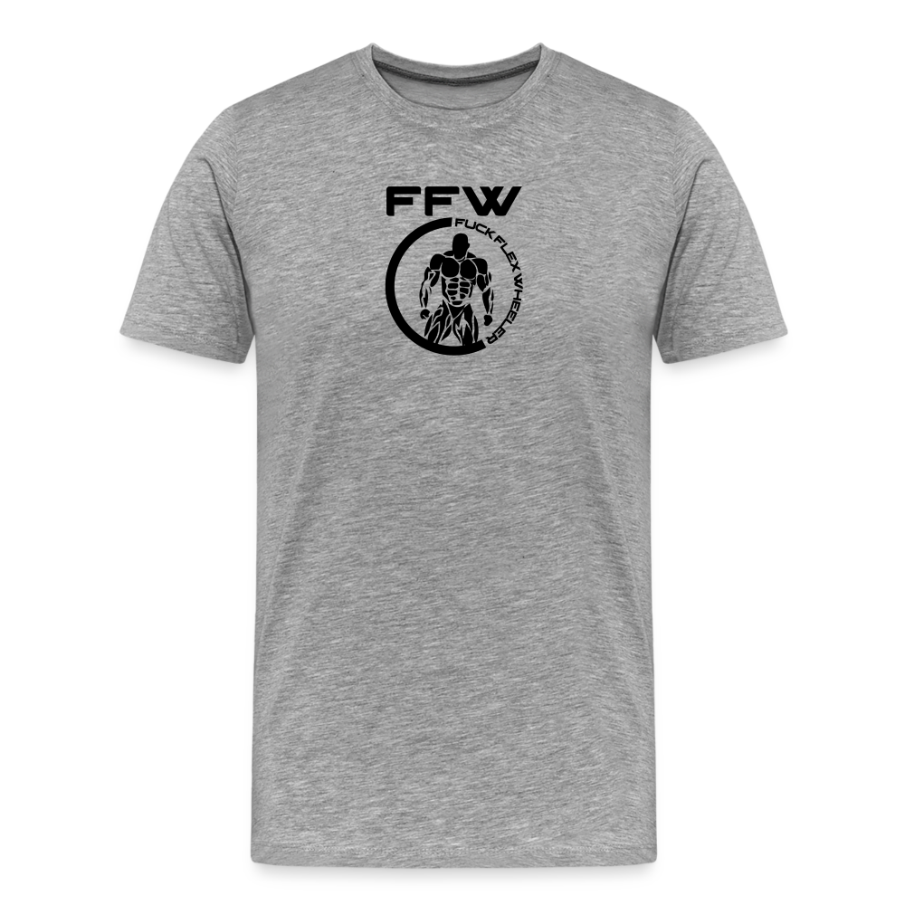 FFW Round Men's Premium T-Shirt - heather gray