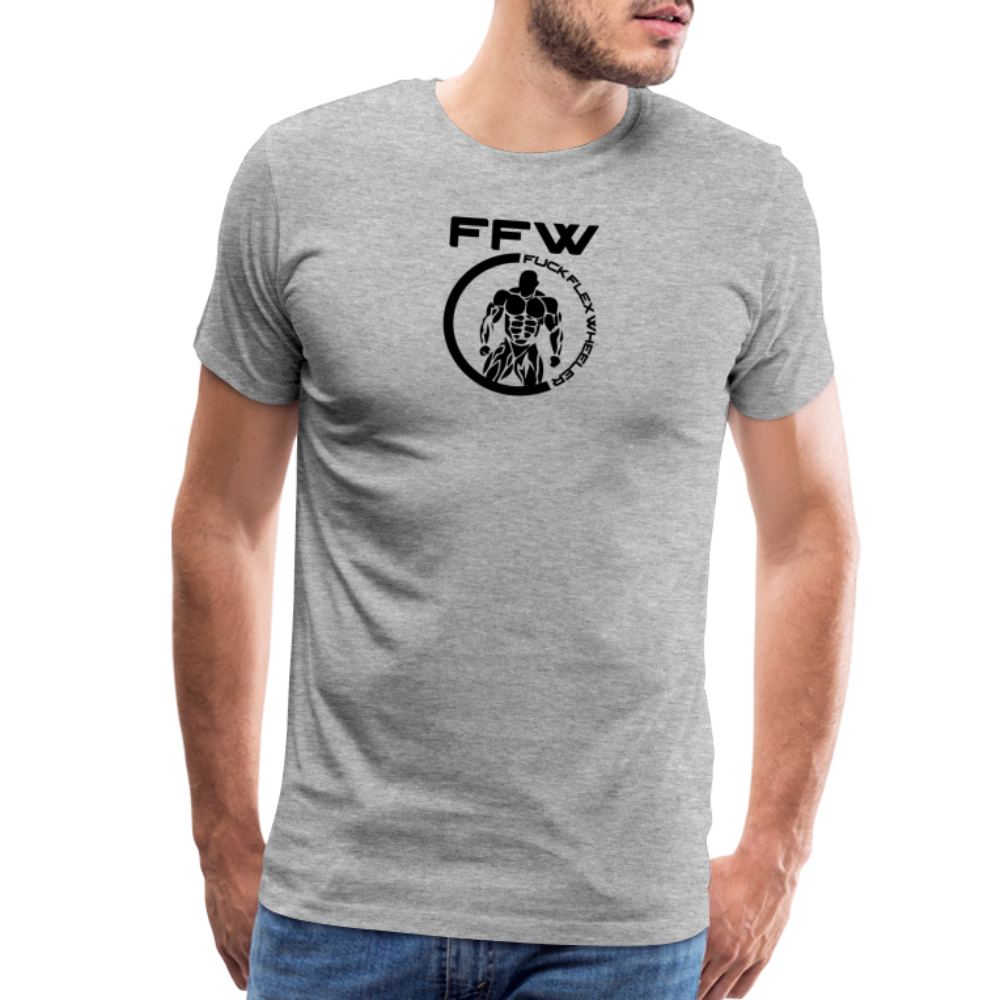 FFW Round Men's Premium T-Shirt - heather gray