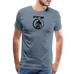 FFW Round Men's Premium T-Shirt - steel blue