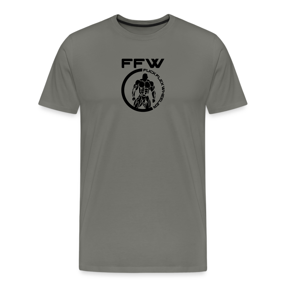 FFW Round Men's Premium T-Shirt - asphalt gray