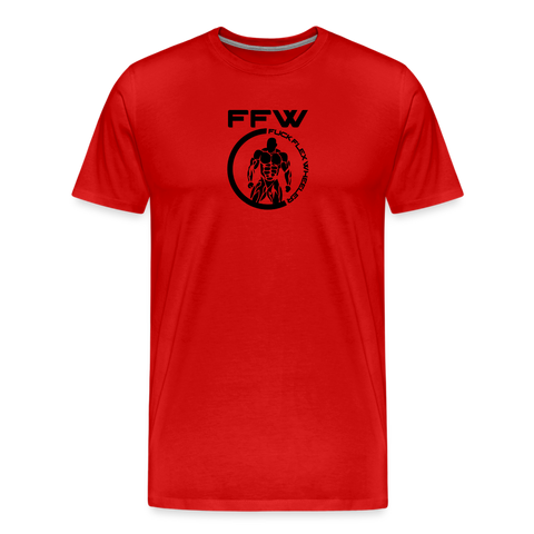 FFW Round Men's Premium T-Shirt - red