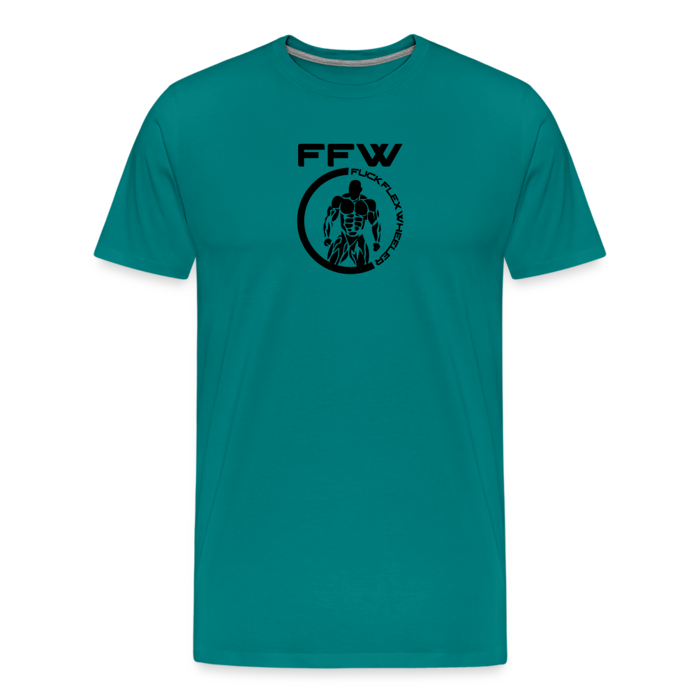FFW Round Men's Premium T-Shirt - teal