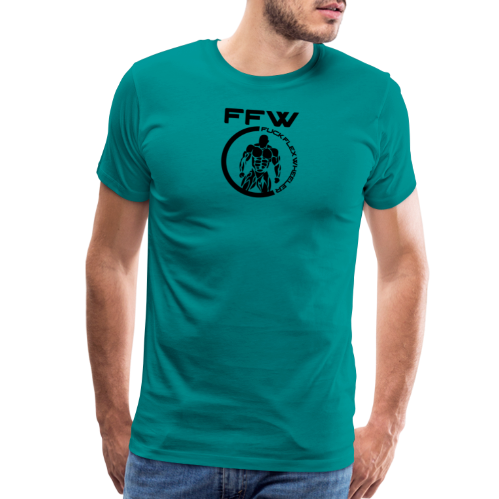 FFW Round Men's Premium T-Shirt - teal
