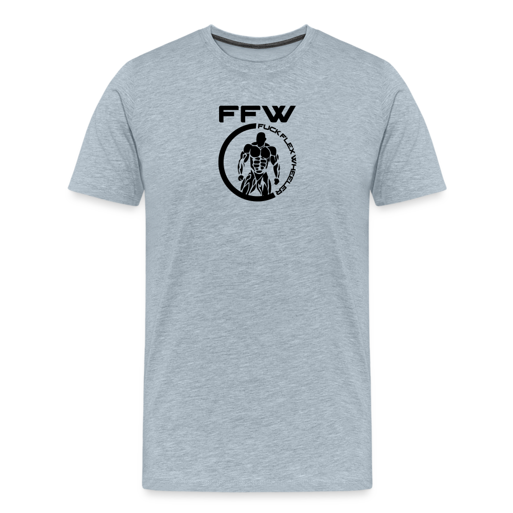 FFW Round Men's Premium T-Shirt - heather ice blue