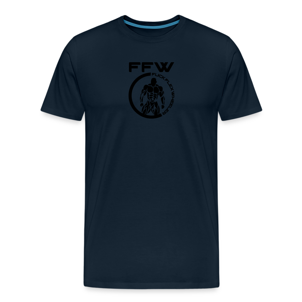 FFW Round Men's Premium T-Shirt - deep navy
